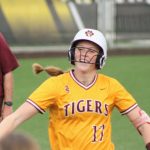 One of the six times Lolo Gamble rounded the bases after a home run in Week 1JPG